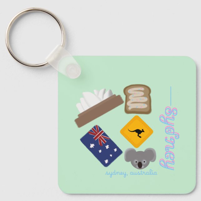 sydney, aus keychain (Front)
