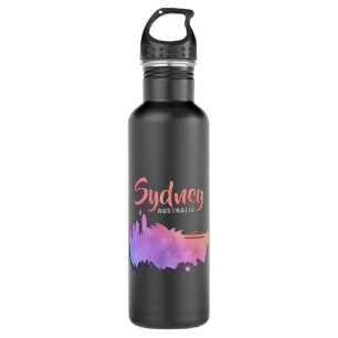 Sydney Australia City Cityscape Skyline Funny Gift 710 Ml Water Bottle