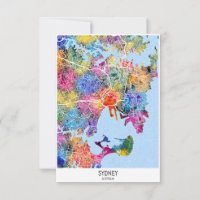 Sydney Australia City Map