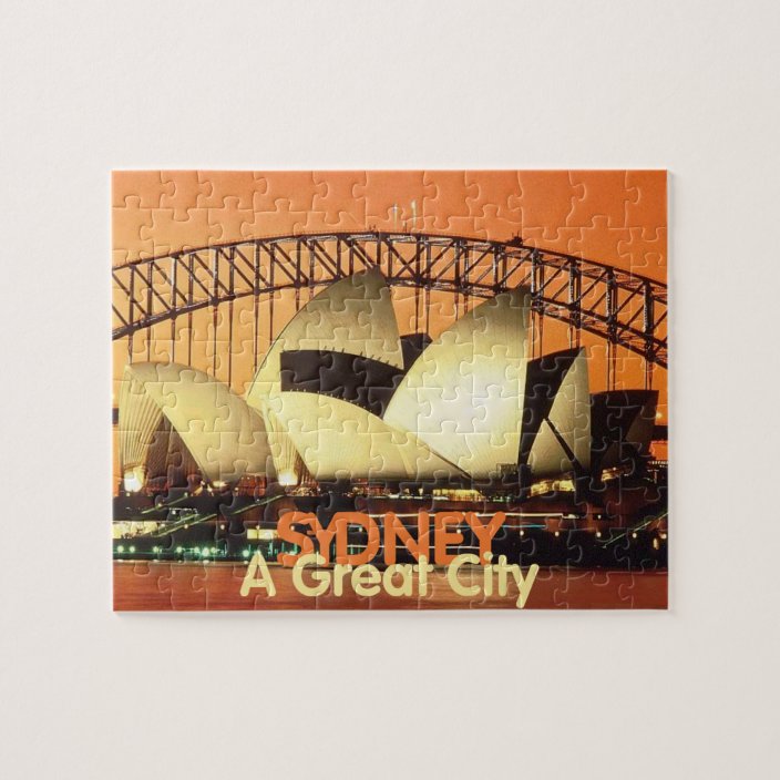 SYDNEY Australia Jigsaw Puzzle Zazzle.ca