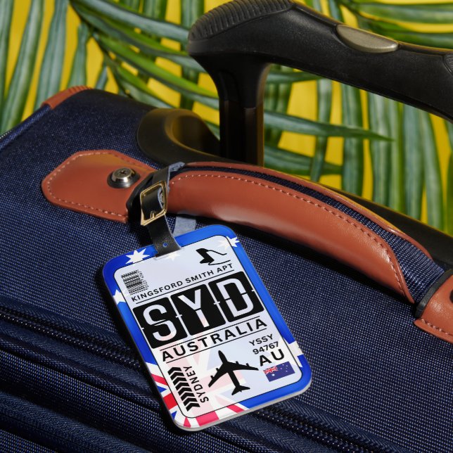 Sydney Australia  Luggage Tag (Front Insitu 1)