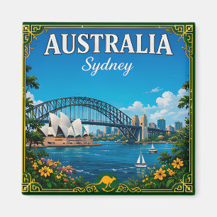 🌏 Sydney Australia Memory From Harbour 🌏 Magnet