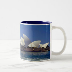 Sydney Australia Opera House Travel Two-Tone Coffee Mug