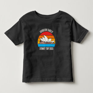 Sydney Australia Opera House Trip Custom Toddler T-shirt
