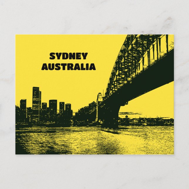 Sydney Australia Postcard (Front)