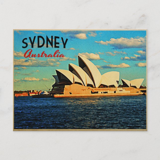 Sydney Australia Postcard (Front)