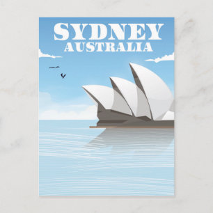 Sydney Australia Travel poster Postcard