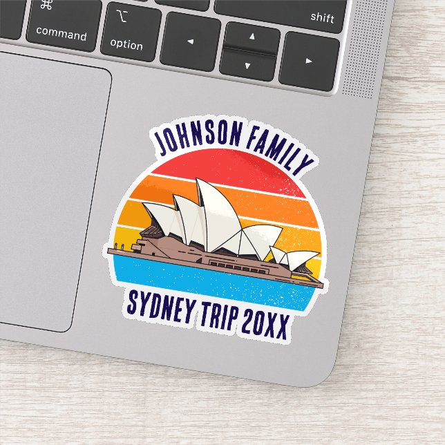 Sydney Australia Trip Opera House Custom Laptop (Detail)
