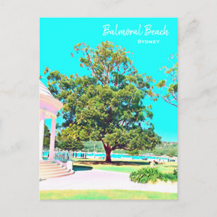Sydney Balmoral Beach white Rotunda Postcard