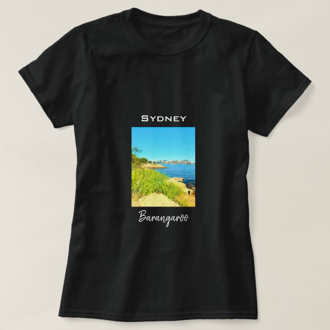 Sydney Barangaroo scenic travel T-Shirt (Design Front)