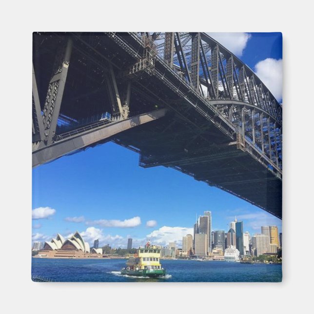 sydney bridge ferry magnet (Front)