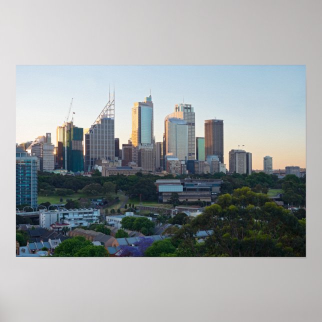 Sydney Business Center Skyscrapers Poster (Front)