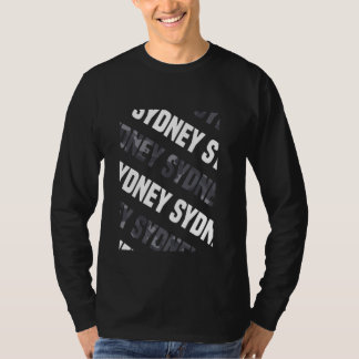 Sydney Camo Pattern Grey Camouflage T-Shirt