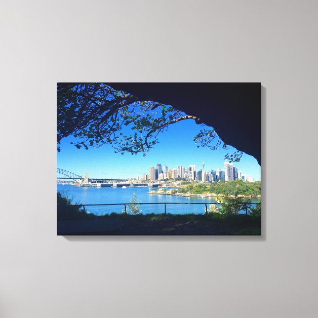 sydney cave vista canvas print (Front)