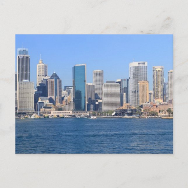 Sydney city panorama postcard (Front)