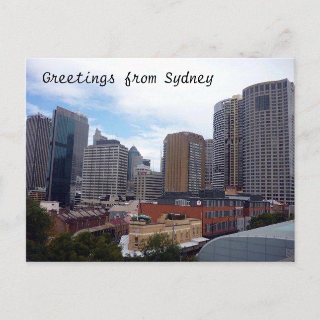 sydney city postcard (Front)