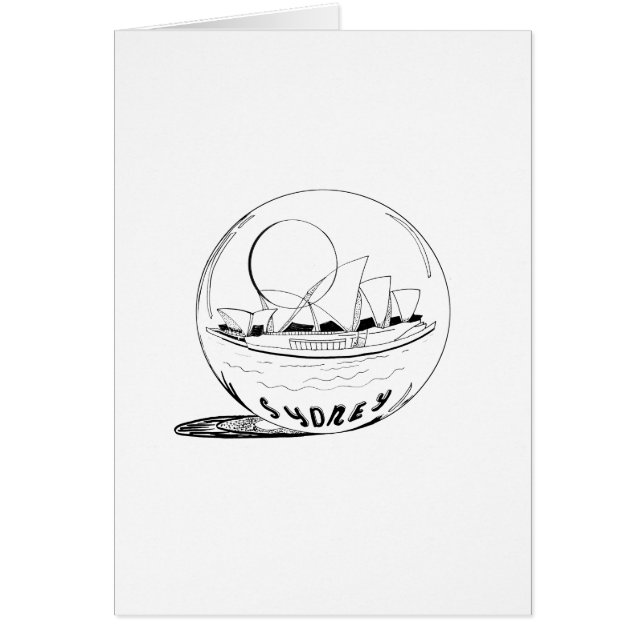 Sydney dans un globe de verre (Devant)