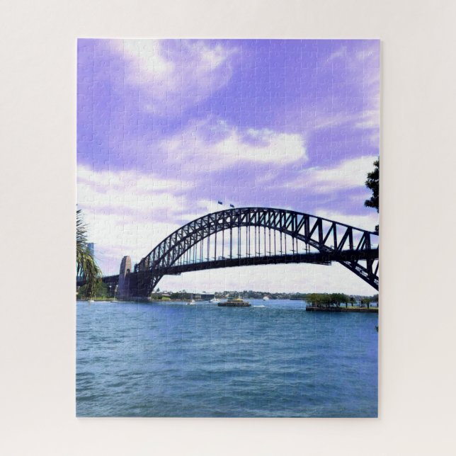 Sydney Ferry Harbour Bridge Jigsaw Puzzle (Vertical)
