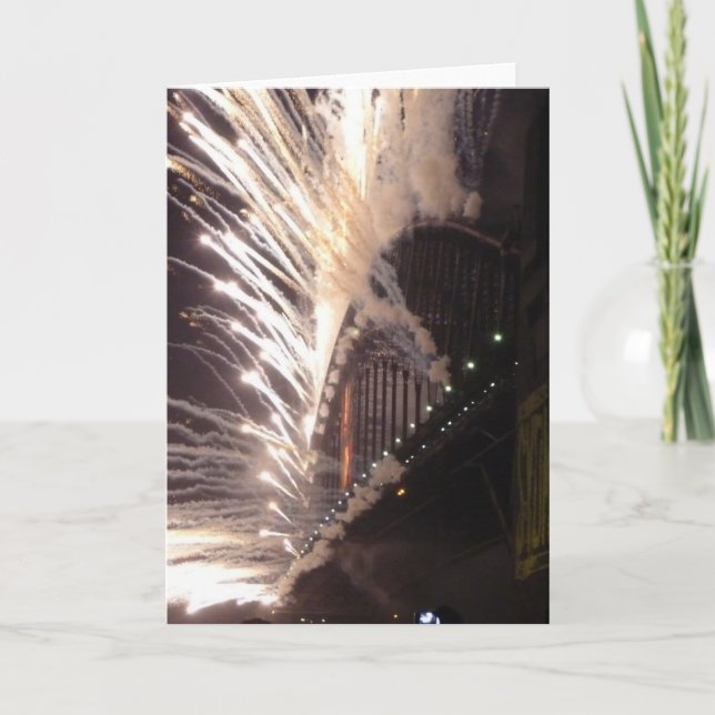 sydney fireworks high holiday card (Front)