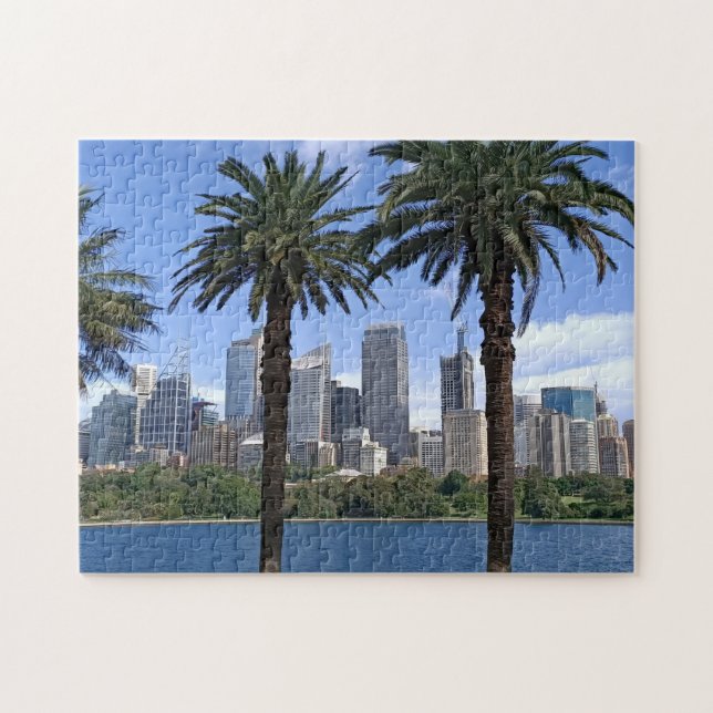 Sydney Harbor Skyline Jigsaw Puzzle (Horizontal)