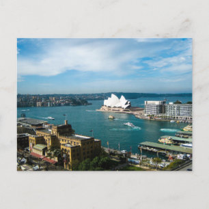 Sydney Harbour and the Opera House - Postcard