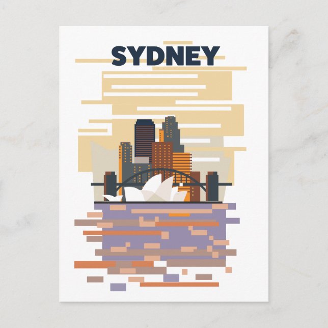 Sydney Harbour Announcement Postcard (Front)