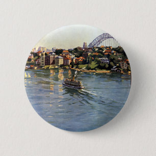 Sydney Harbour, Australia 2 Inch Round Button