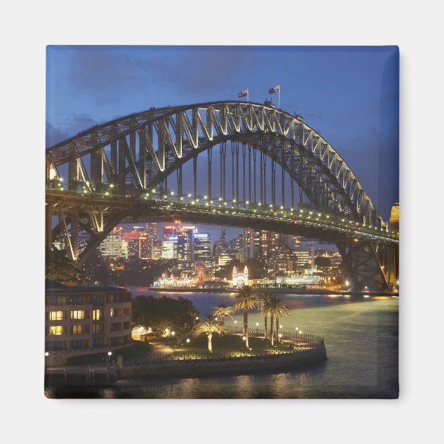 Sydney Harbour Bridge and Park Hyatt Sydney Hotel Magnet (Front)