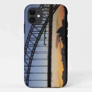 Sydney Harbour Bridge and Sydney Opera House at 2 iPhone 11 Case