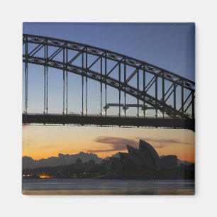 Sydney Harbour Bridge and Sydney Opera House at 2 Magnet