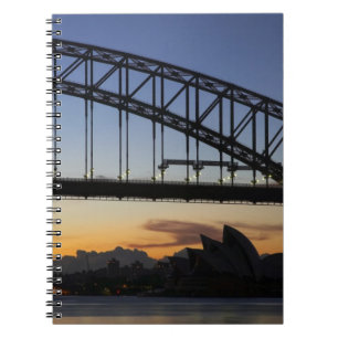 Sydney Harbour Bridge and Sydney Opera House at 2 Notebook