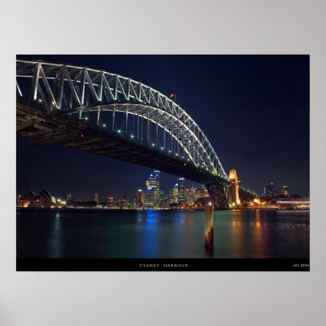 Sydney Harbour Bridge Poster (Front)