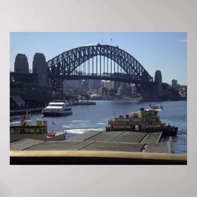 Sydney Harbour Bridge Poster (Front)