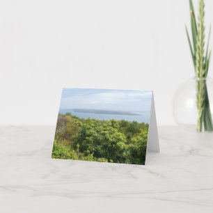 sydney harbour lookout from manly holiday card