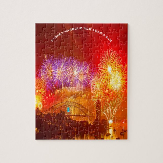 Sydney Harbour New Year's Eve Jigsaw Puzzle (Vertical)