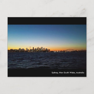 Sydney Landscape at Night Postcard