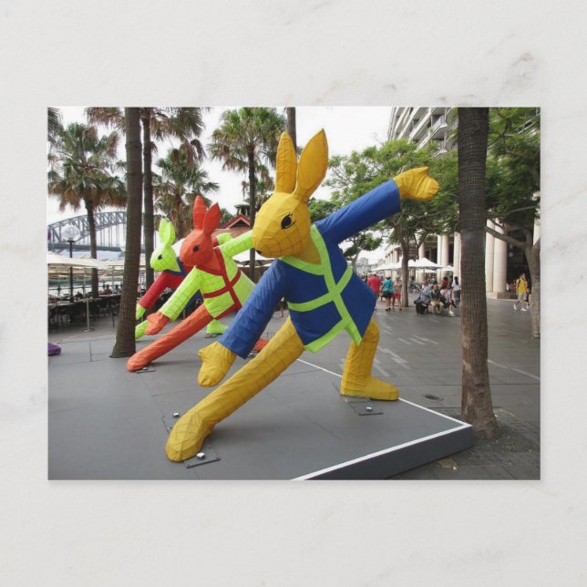 Sydney Lunar Festival: Rabbit Inflatables Postcard (Front)