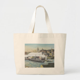 Sydney Maritime Museum from Hotel Balcony. 1998 Large Tote Bag