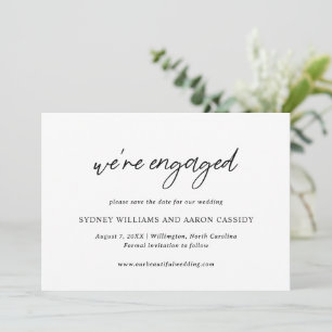 Sydney Modern Wedding Save The Date