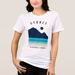 Sydney New South Wales Australia Retro Vintage Tri-Blend Shirt