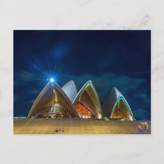 Sydney Opera at night Postcard