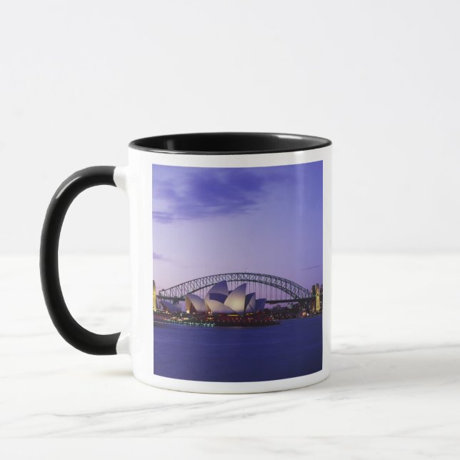 Sydney Opera House and Harbour, New South 2 Mug (Left)