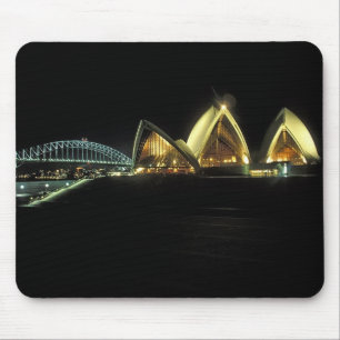 Sydney Opera House at night, New South Wales, 2 Mouse Pad