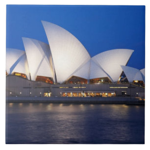 Sydney Opera House at Night, Sydney, New South Tile