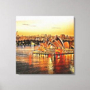 Sydney Opera House, Australia Canvas Print