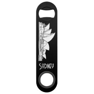 Sydney Opera House Australia drawing souvenir Bar Key