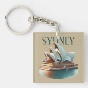 Sydney Opera House Australia Keychain