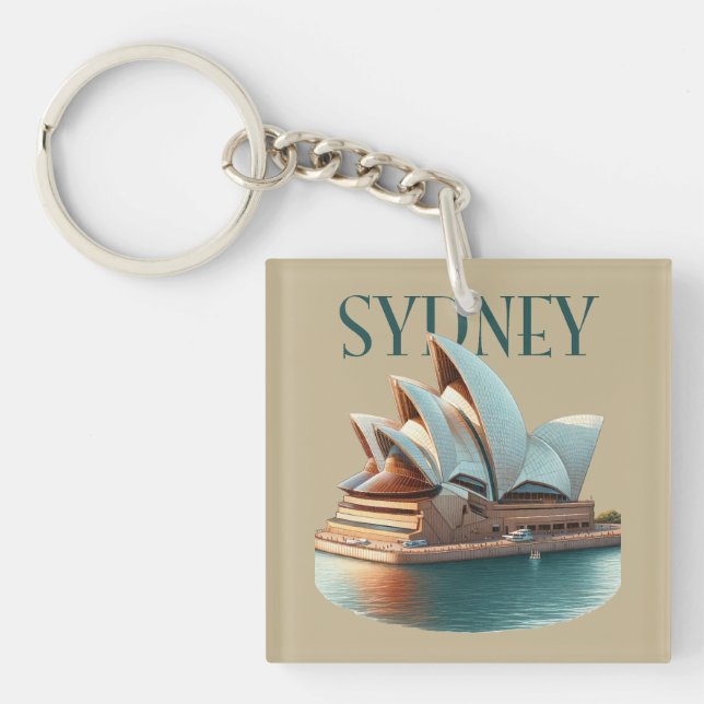 Sydney Opera House Australia Keychain (Front)