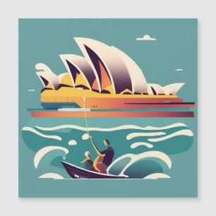 Sydney Opera House Australia painting souvenir