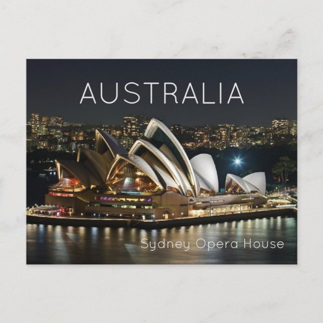 Sydney Opera House Australia Postcard (Front)